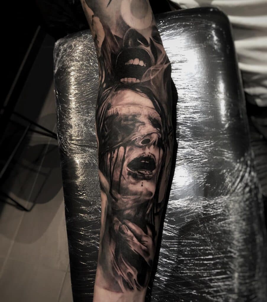 Tattoo-Arbeit von Luka Majdak